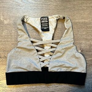 XSMALL PINK SPORTS BRA RACER BACK